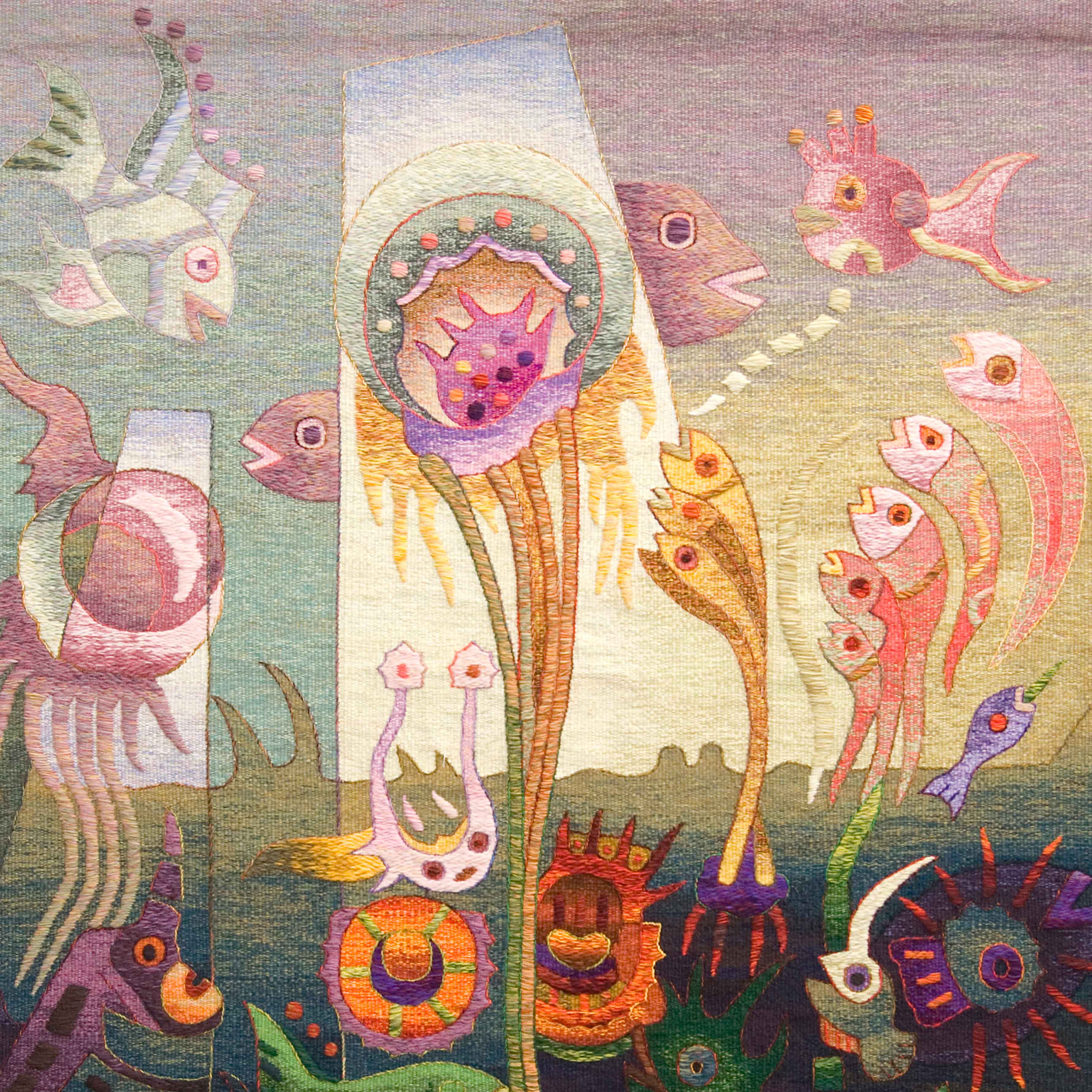 Worship of the Jellyfish <br>62 x 47"