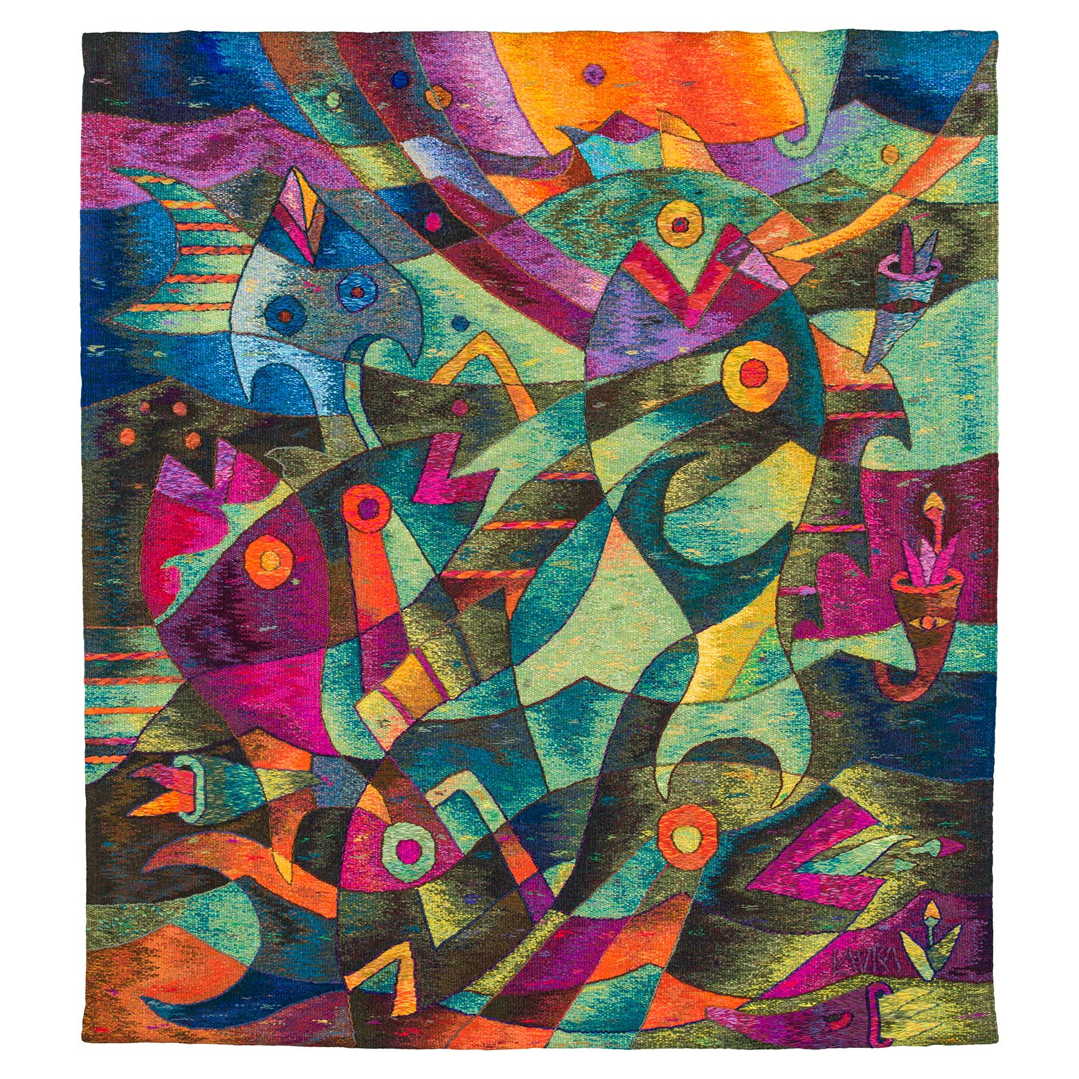 Abundant Fruit of the Sea II<br>54 x 48″