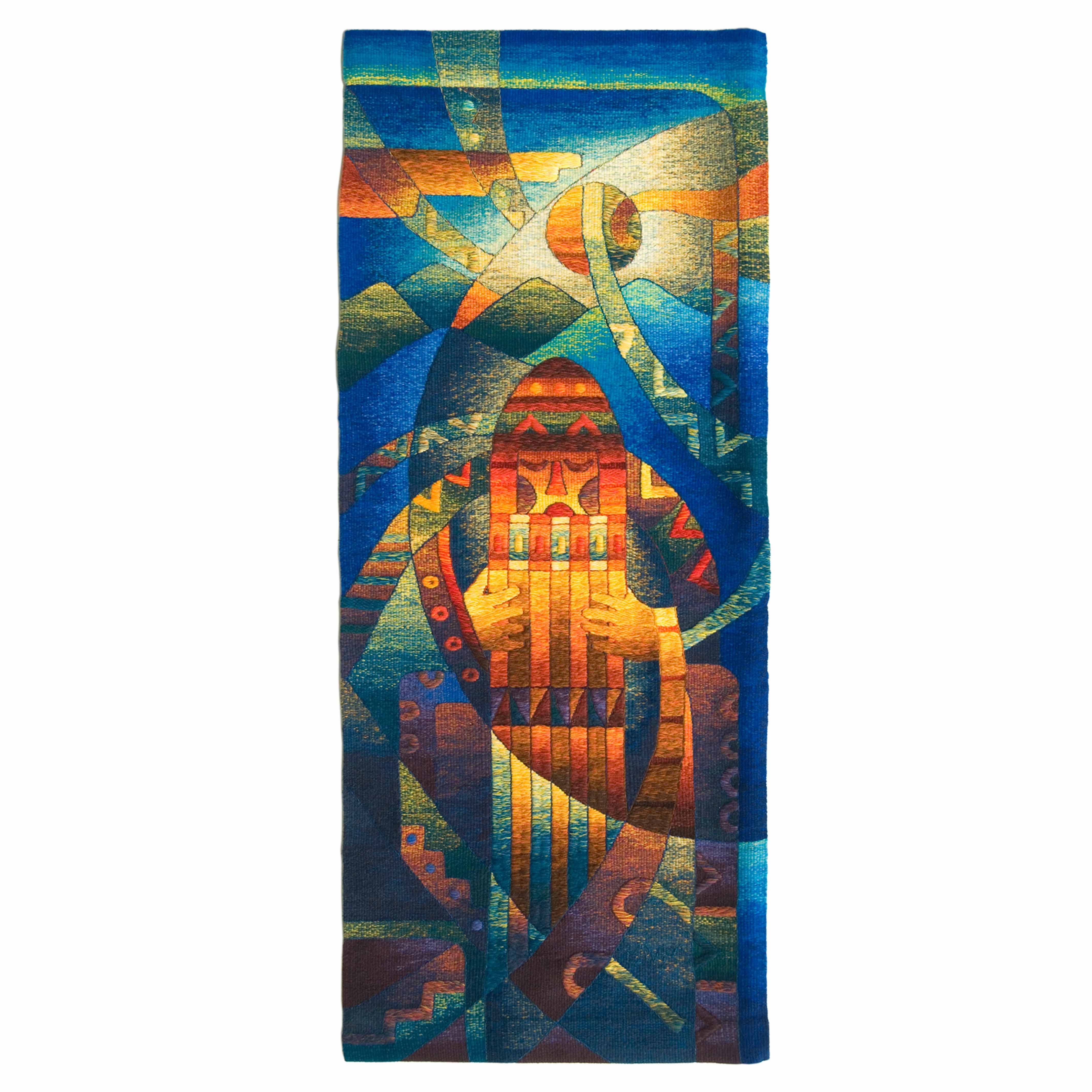 Musician with Antara <br>23 x 59"