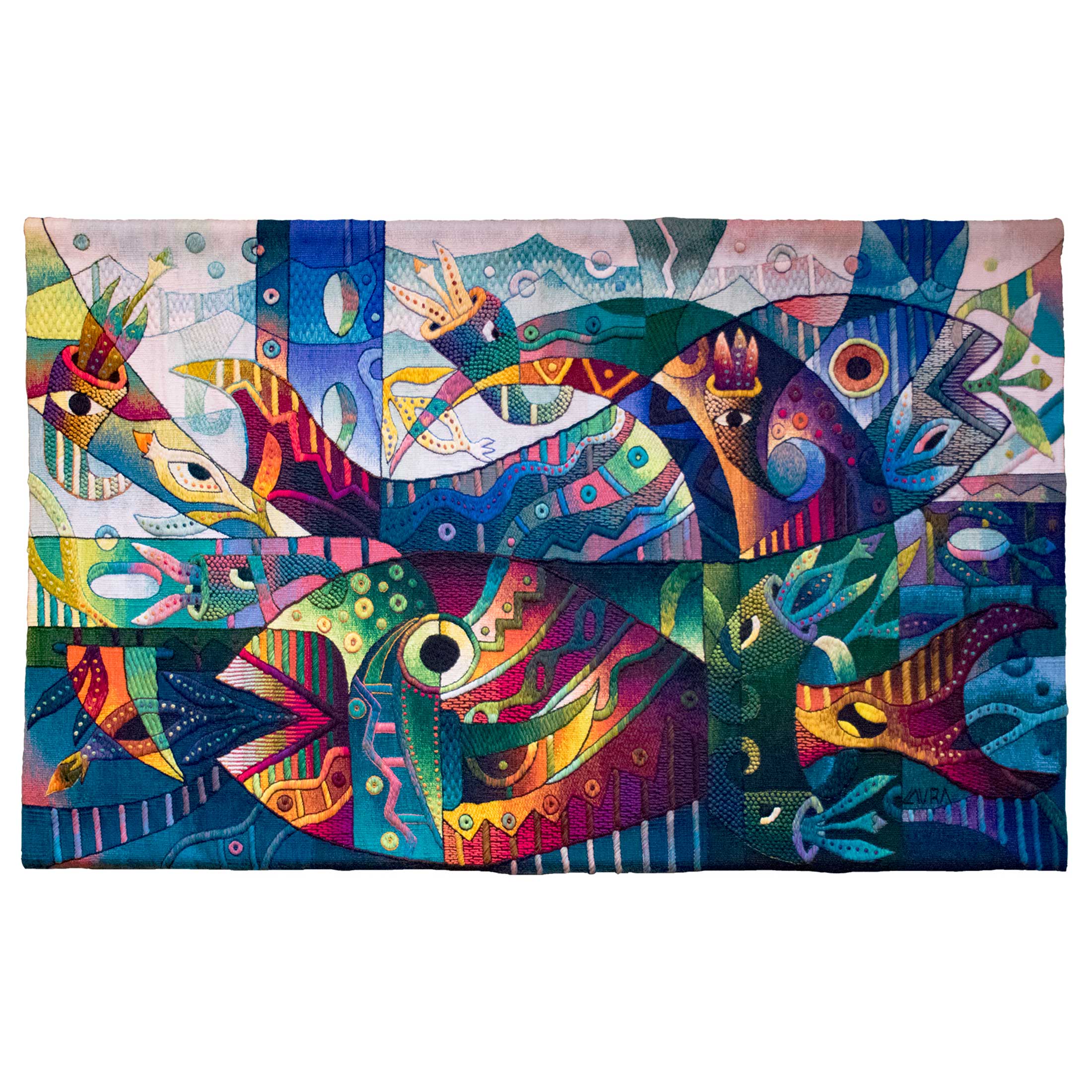 Voices of the Water Goddess V<br>78 x 48"
