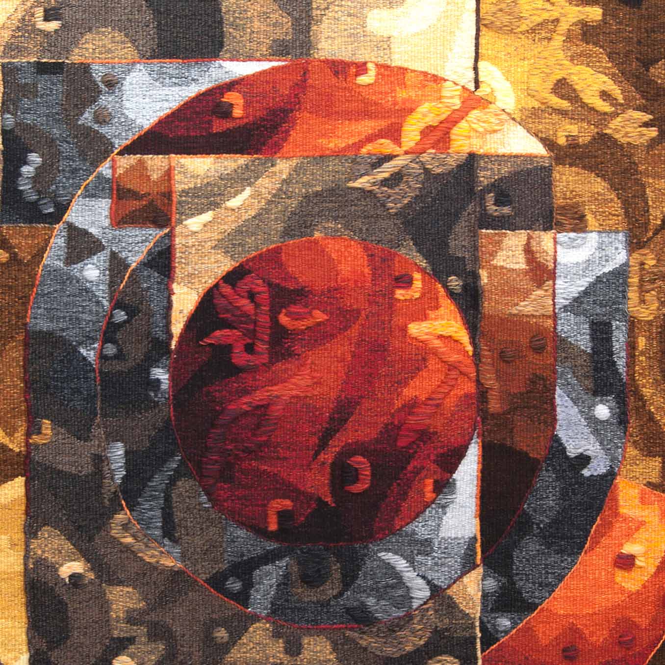 Eclipse del Sol y la Luna II <br>47 x 47″