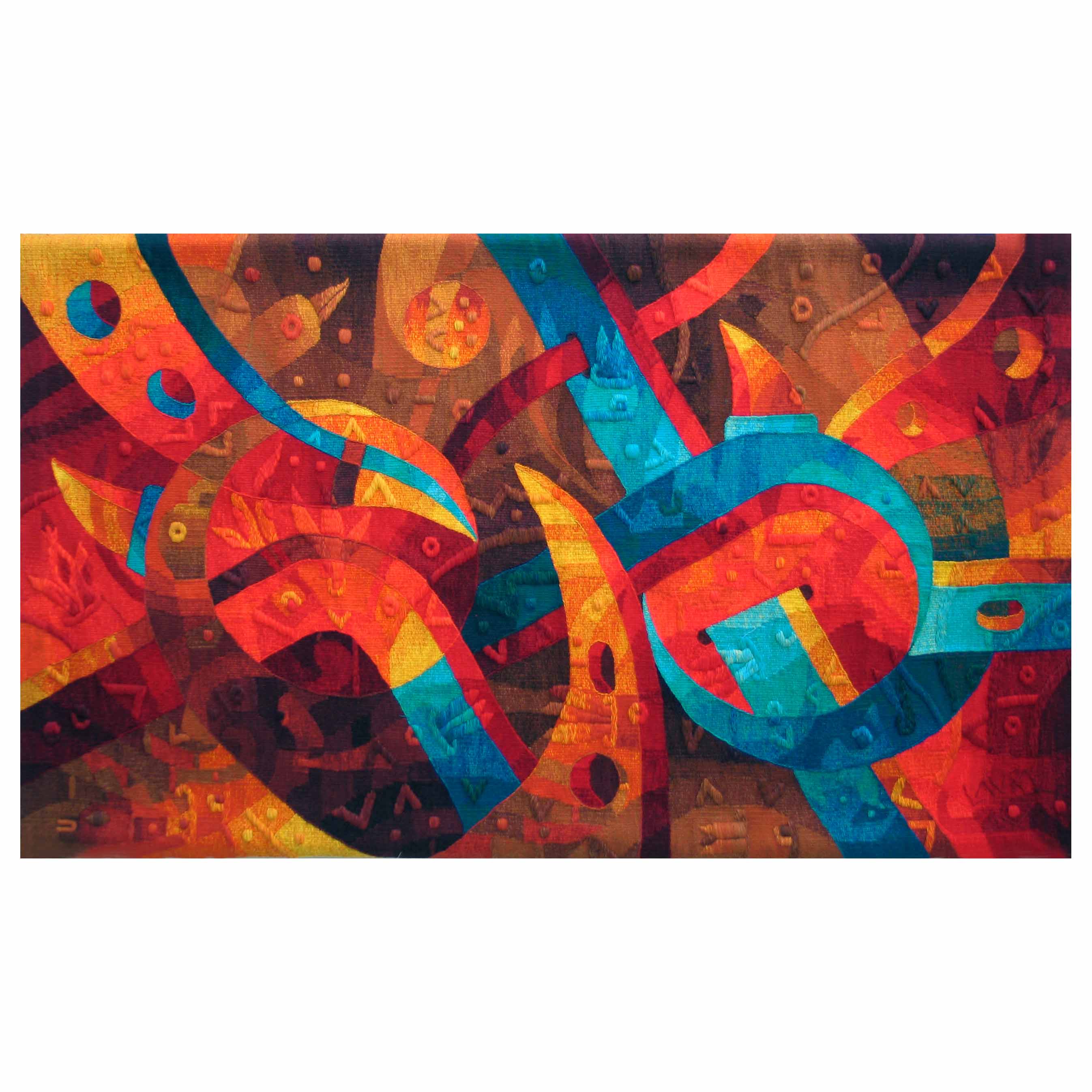 Sacred Meeting of Time <br>39 x 66"