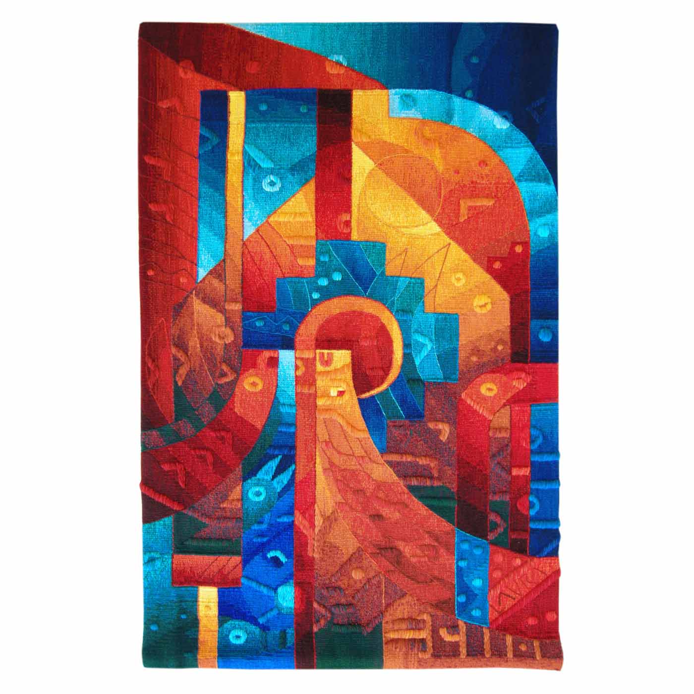 Sun God Calling <br>47 x 31"