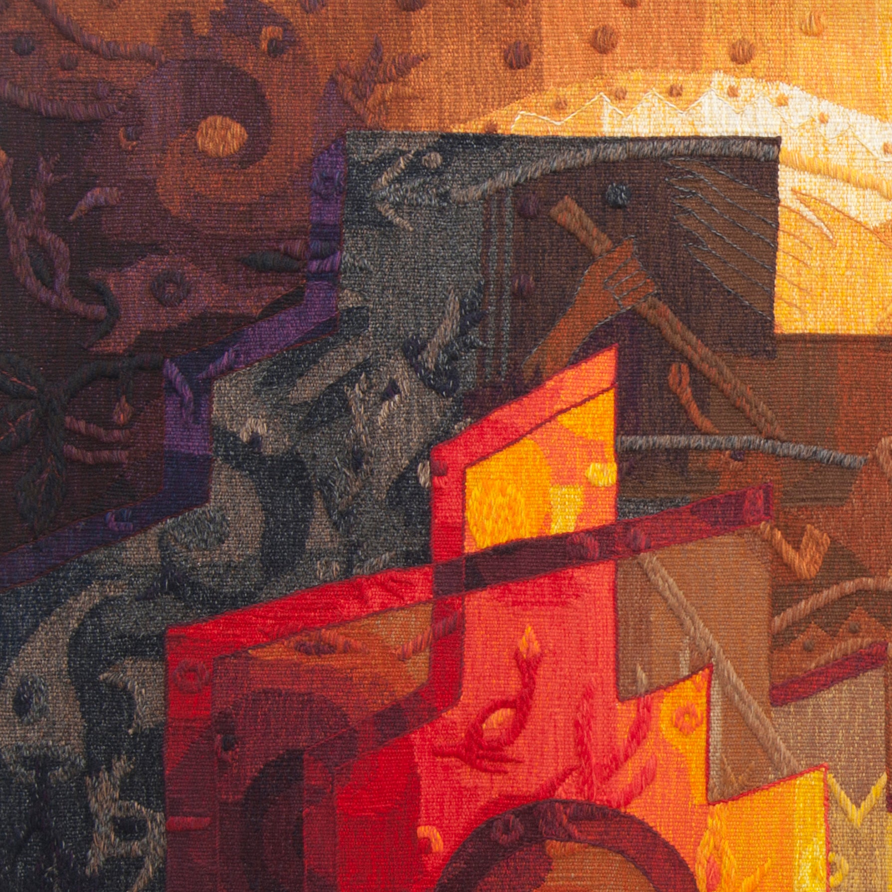 Black Sun in the Intihuatana <br>47 x 78"