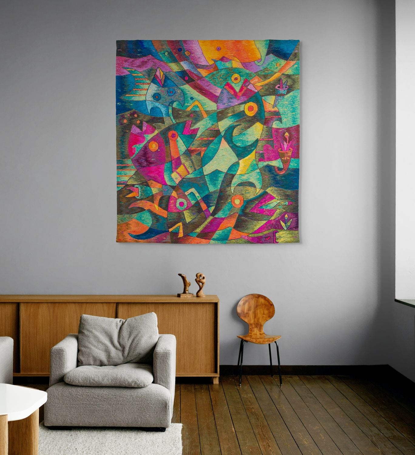 Abundant Fruit of the Sea II<br>54 x 48″