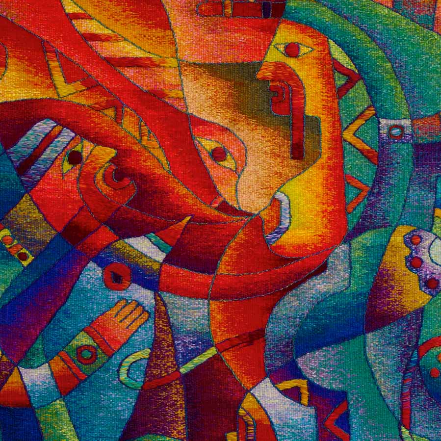 Intimate Dialogue with the Mother <br>51 x 47"