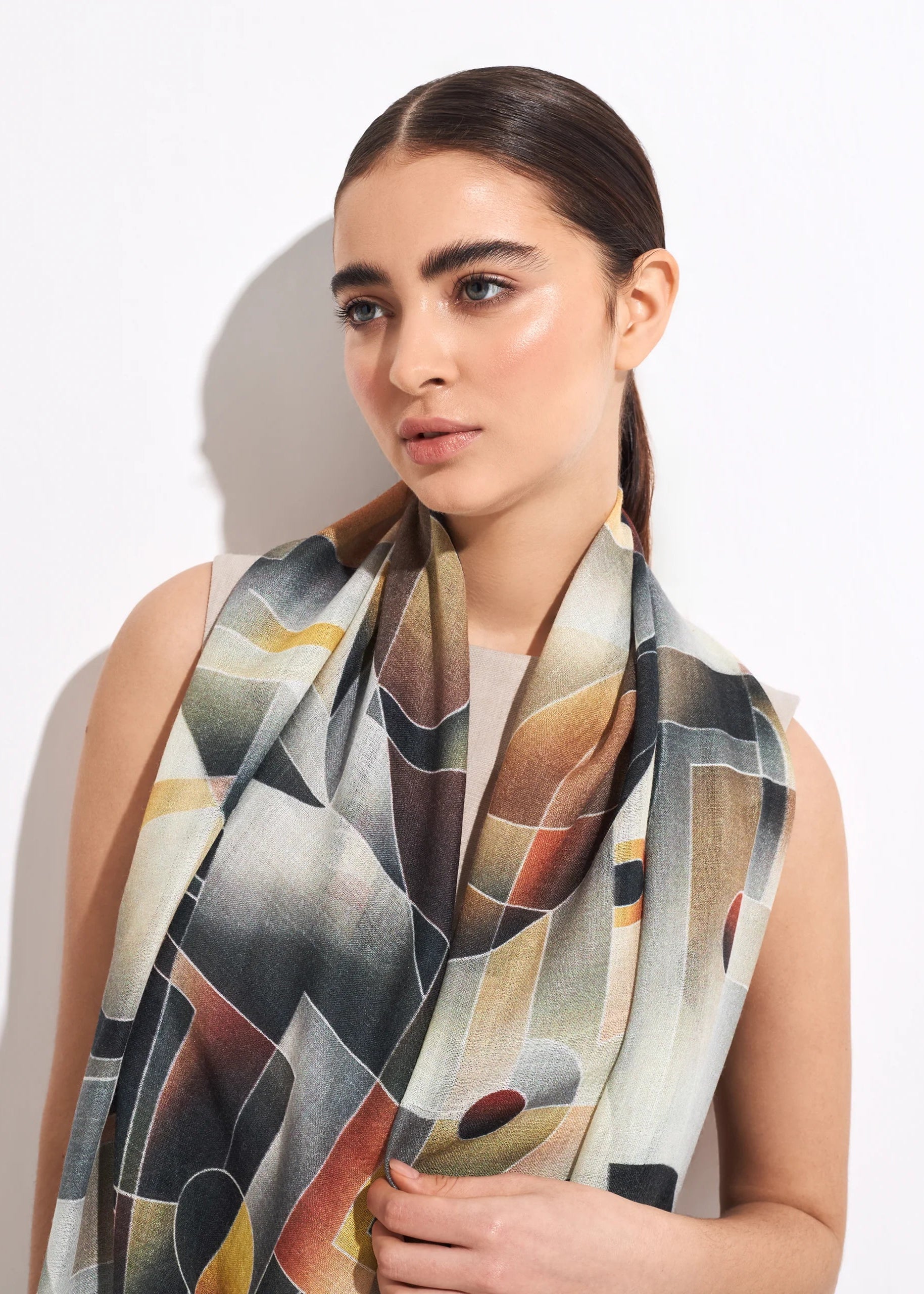 "Sacred Breath" Baby Alpaca & Silk Shawl