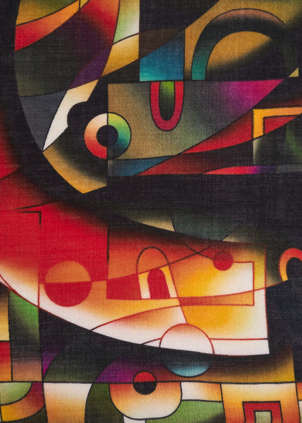 "An Internal Sea of Light" Baby Alpaca & Silk Shawl