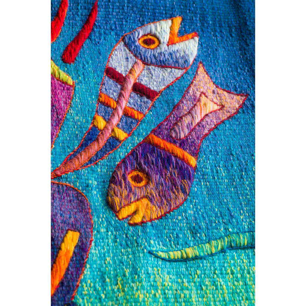 Five Manta Ray Fish <br>39 x 62"