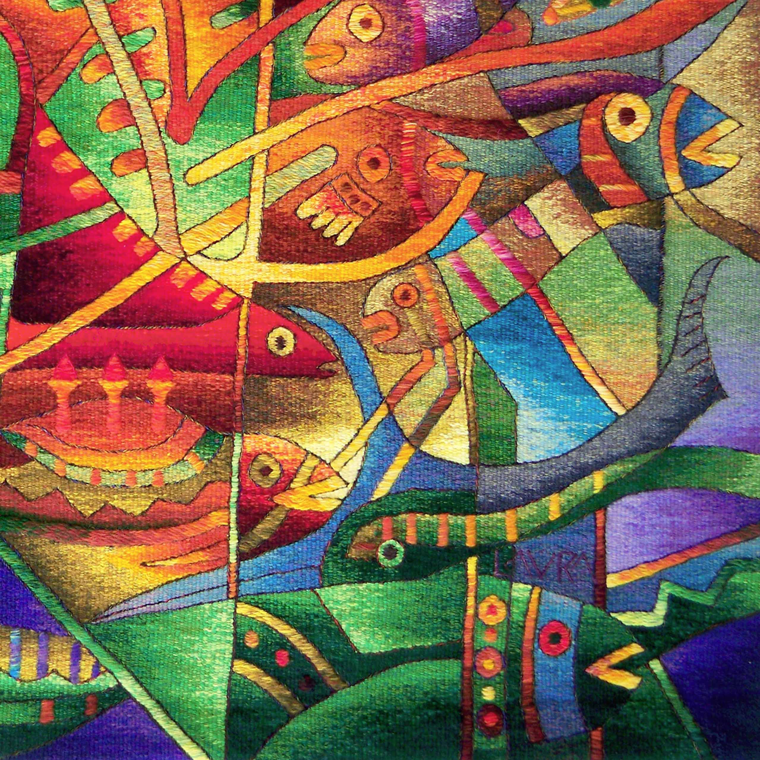 Marine Flora y Fauna <br>39 x 47"