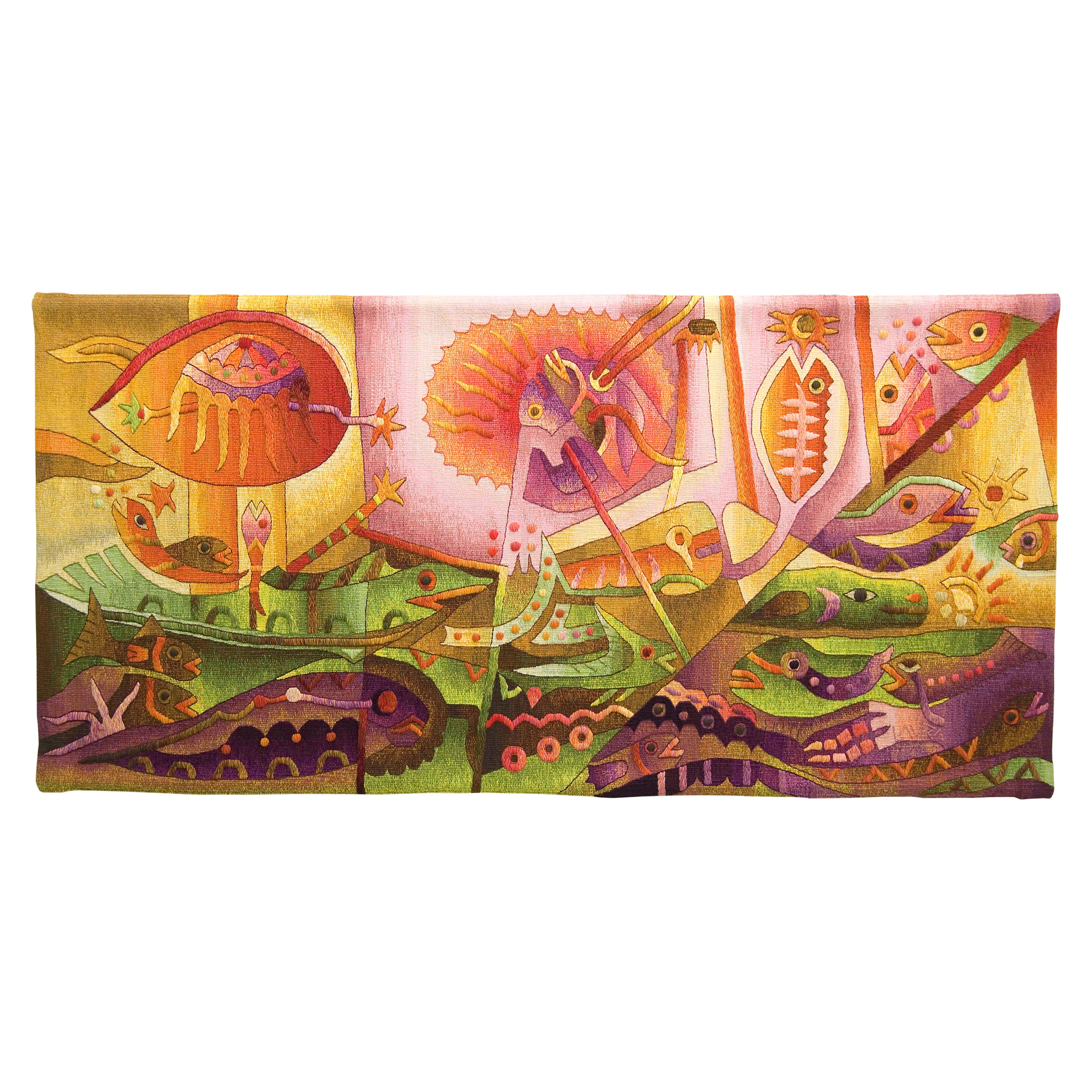 Sunset in Galapagos <br>39 x 82"