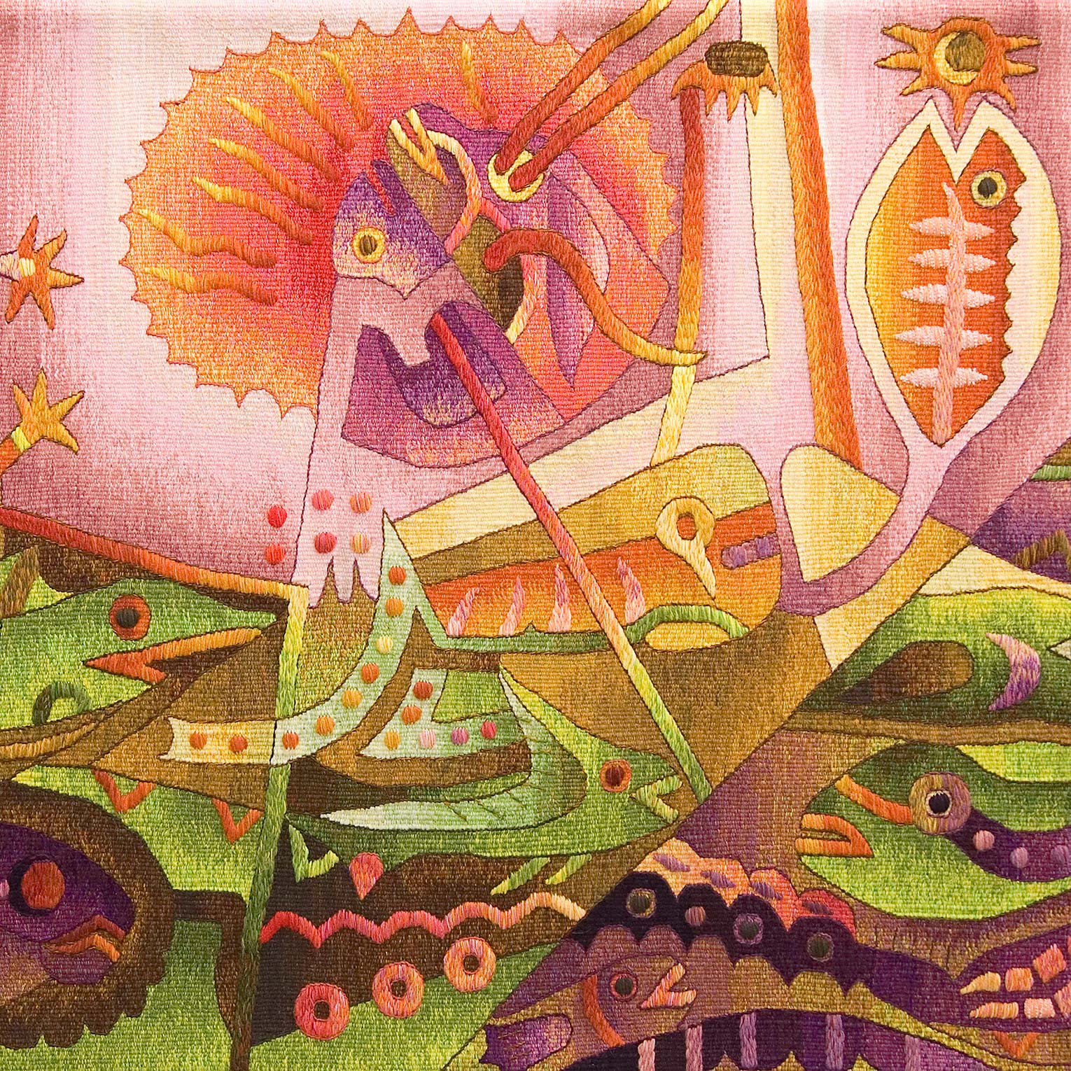 Sunset in Galapagos <br>39 x 82"