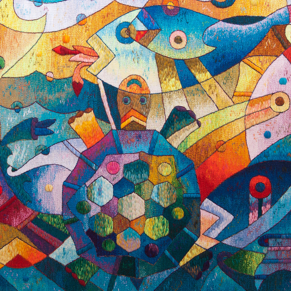 Abundant Fruit of the Sea <br>47 x 94"