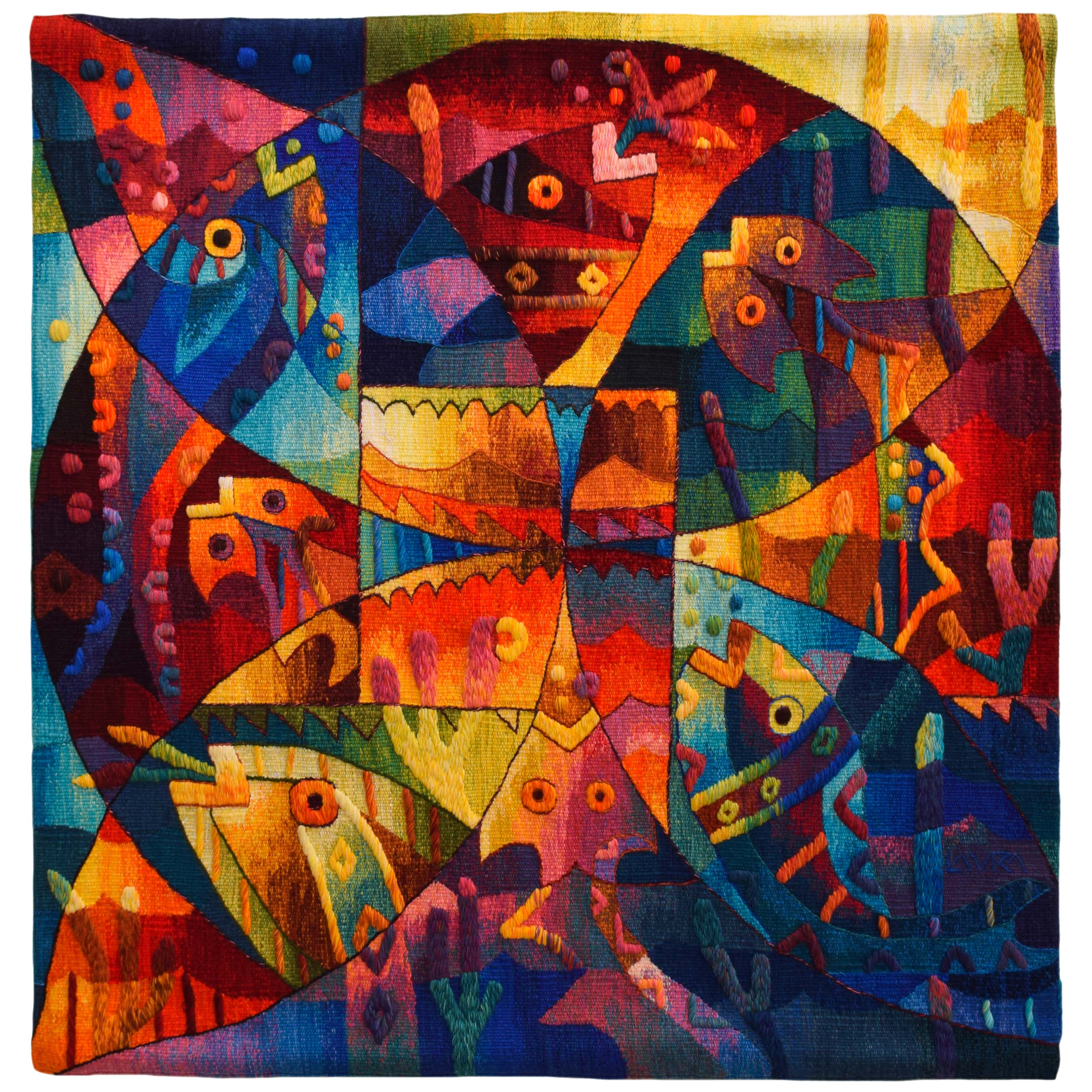 Fertility Cycle II <br>47 x 47″