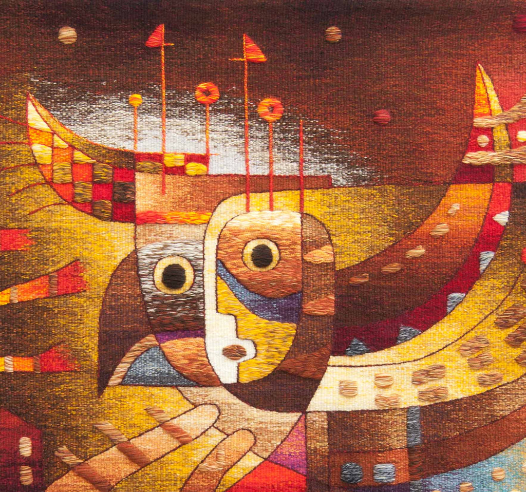 Flying Over Fertile Land <br>47 x 47"