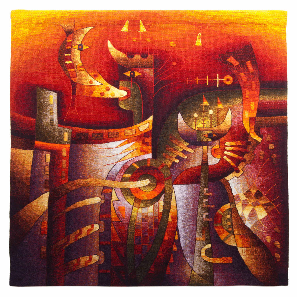 Synchronization with the Moon 47 x 47"