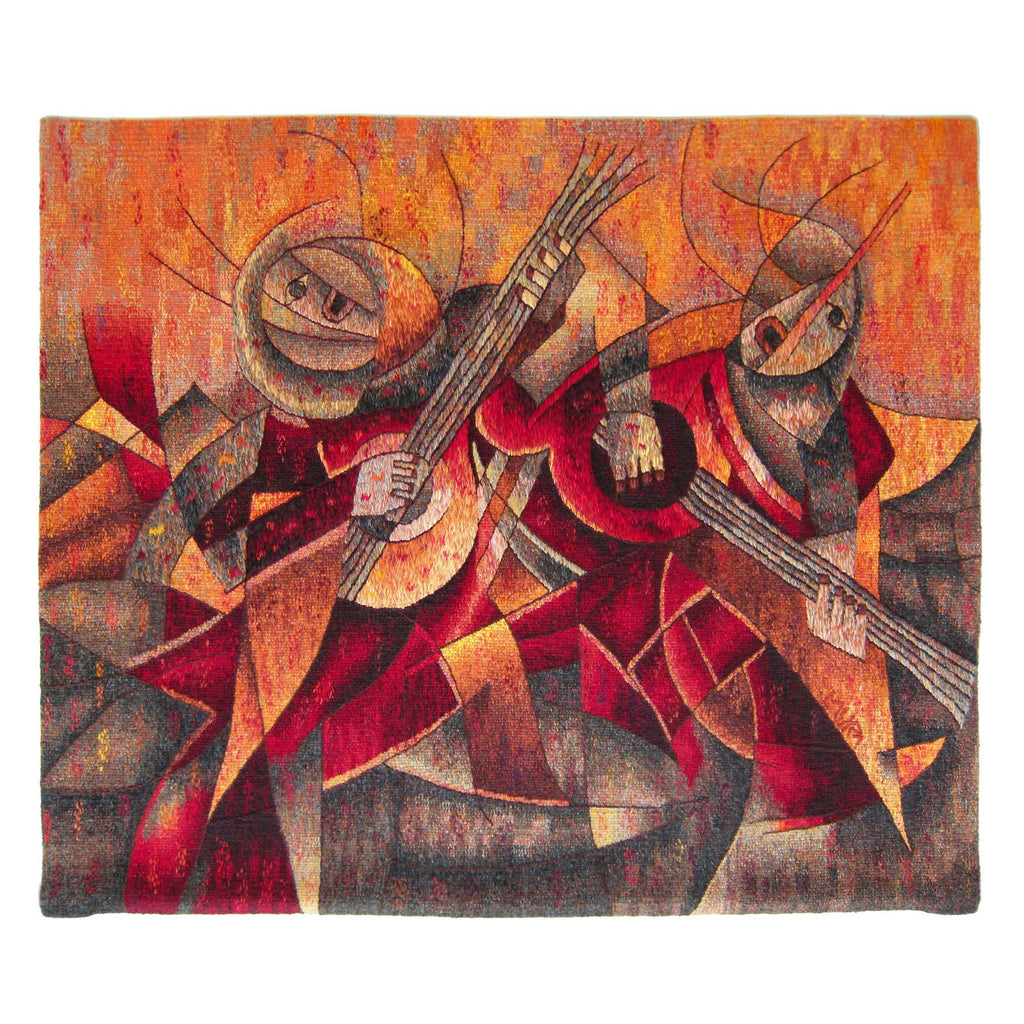 Musicians at Harvest Feast <br>39 x 47"