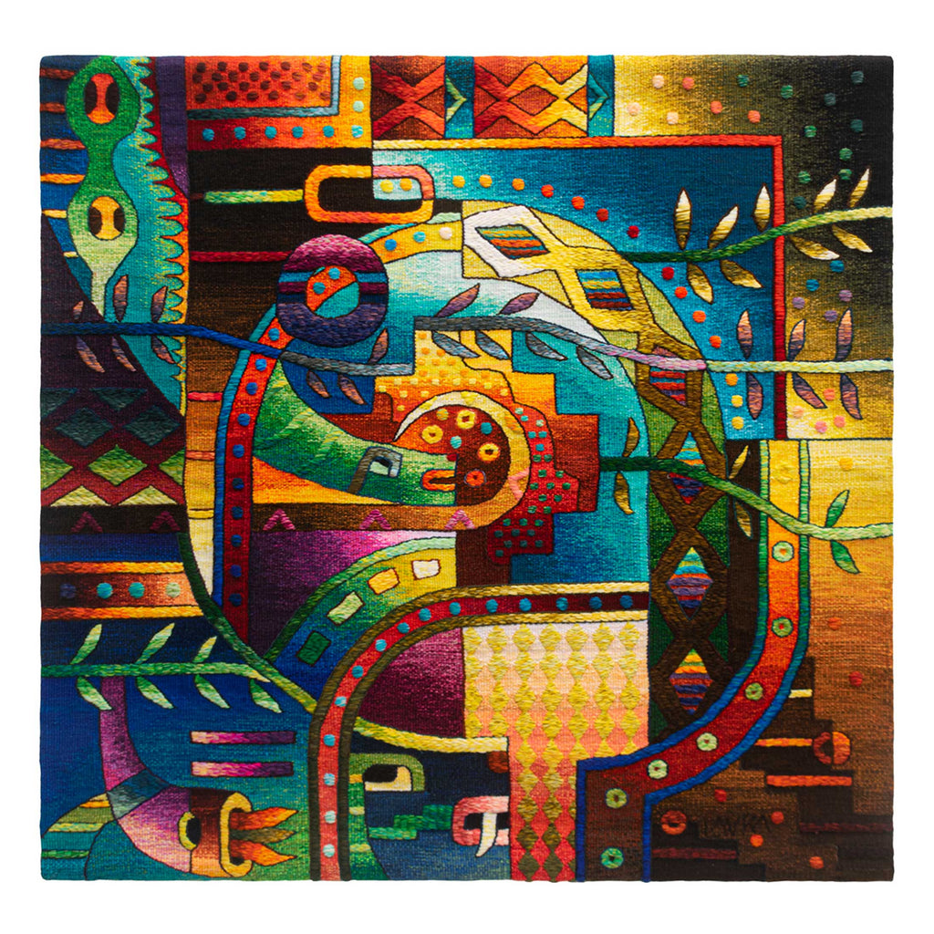 Ritual to the Moon and the Sun II<br>47 x 46"