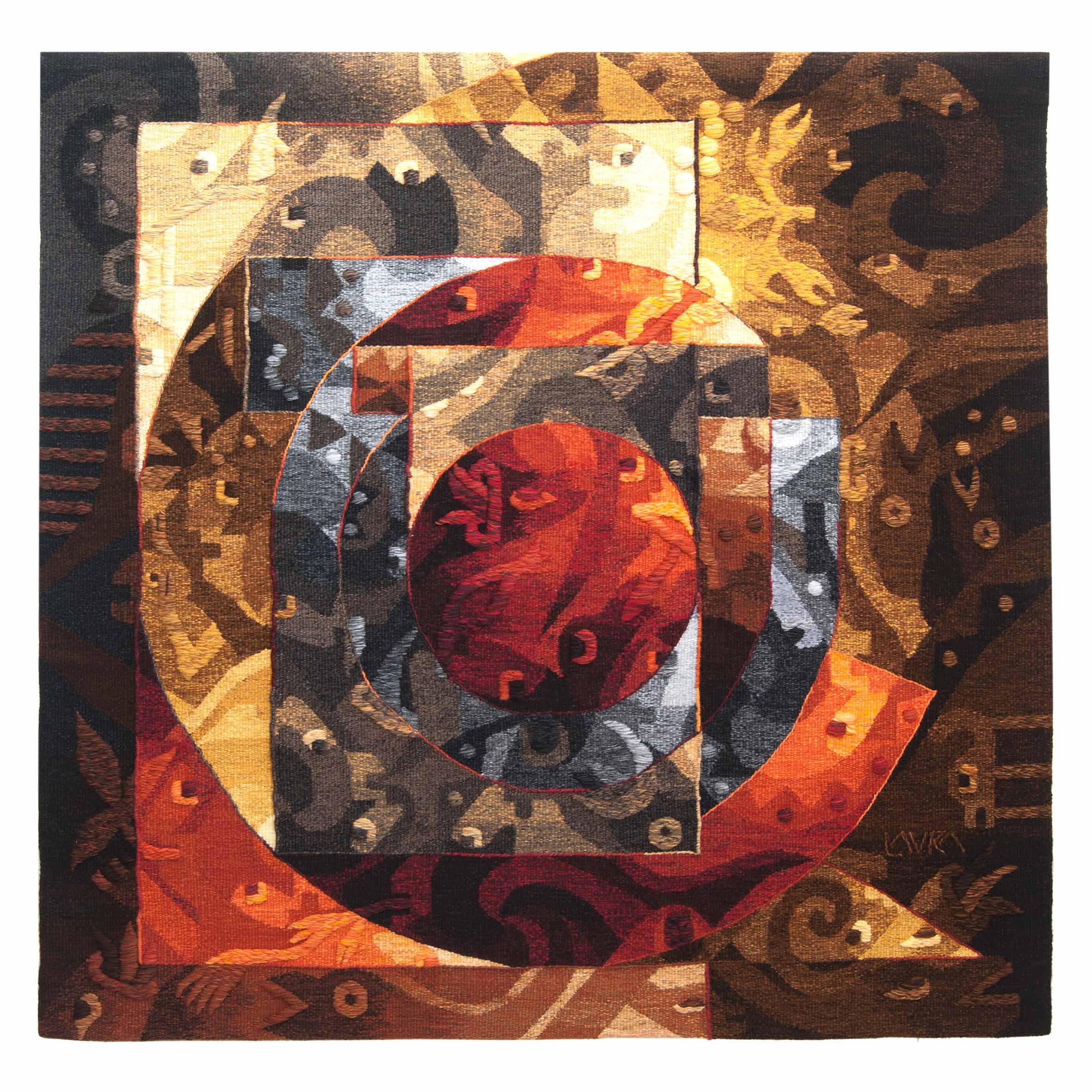 Eclipse del Sol y la Luna II <br>47 x 47″