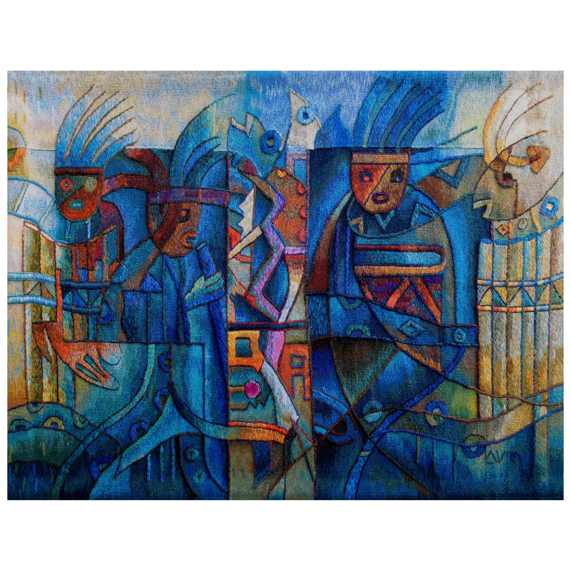 Warriors of Light <br>47 x 62″