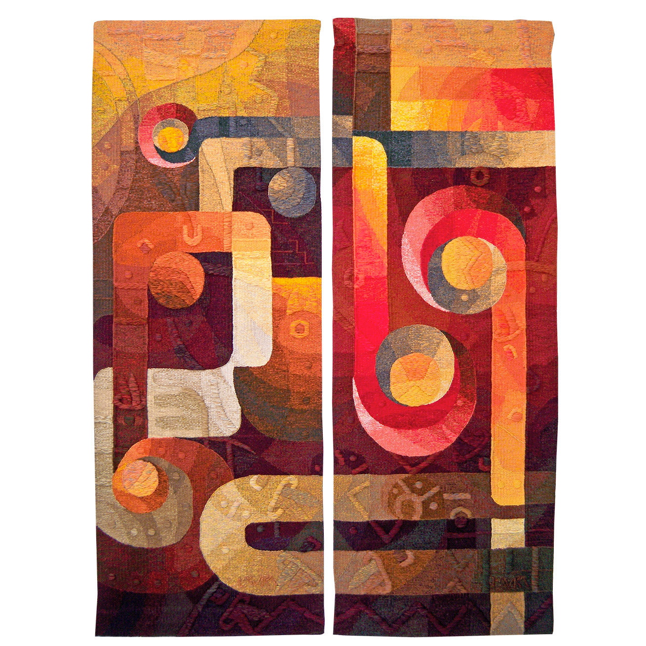 Jaguar Head XI (Diptych) <br>55 x 39″