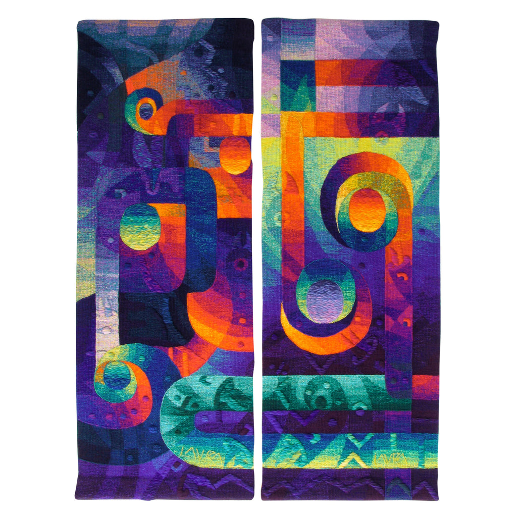 Jaguar Head XI (Diptych) 55 x 39″