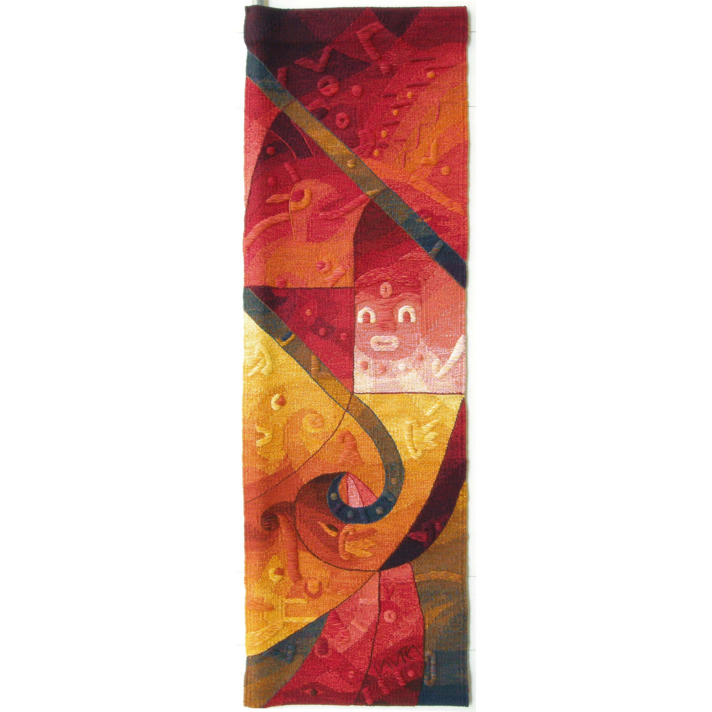 Warrior in the Andes II 55 x 15″