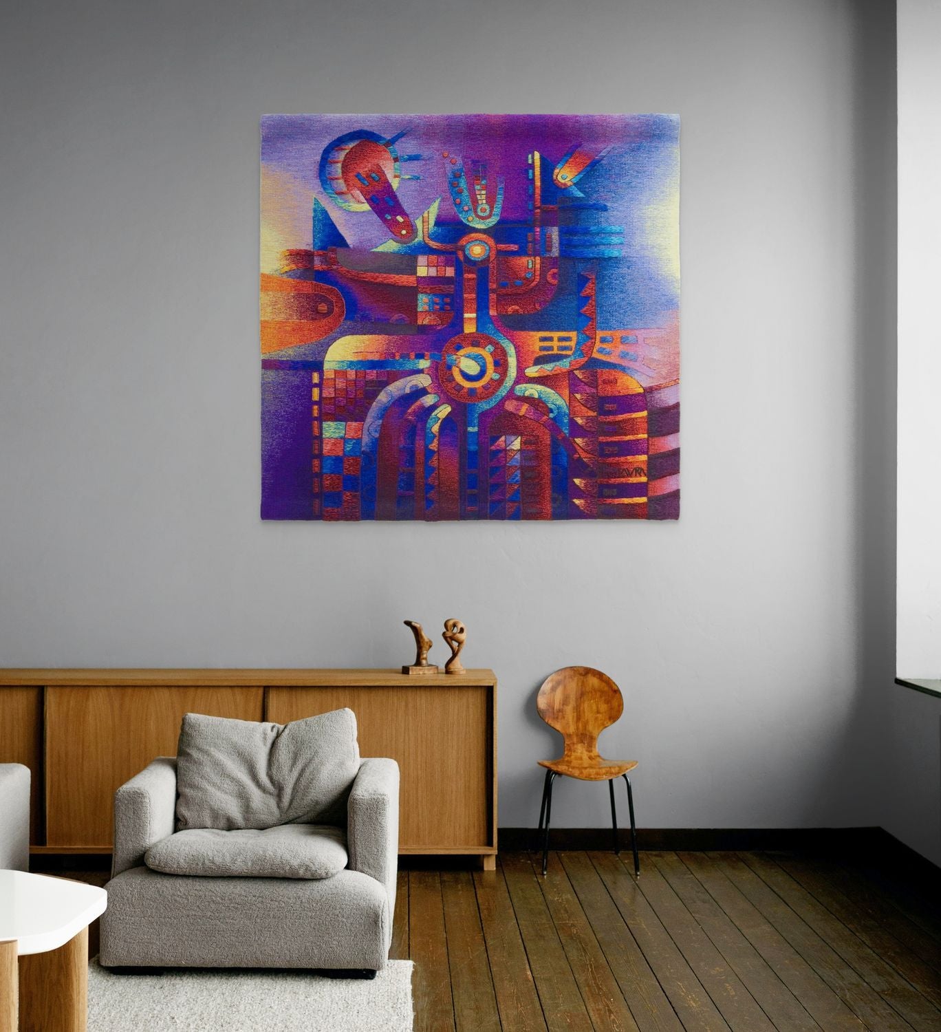 Finding Harmonious Celebration <br>47 x 47"