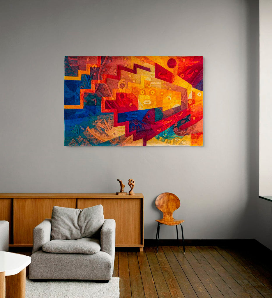 Flight of the Condor in the Andes <br>31 x 47"